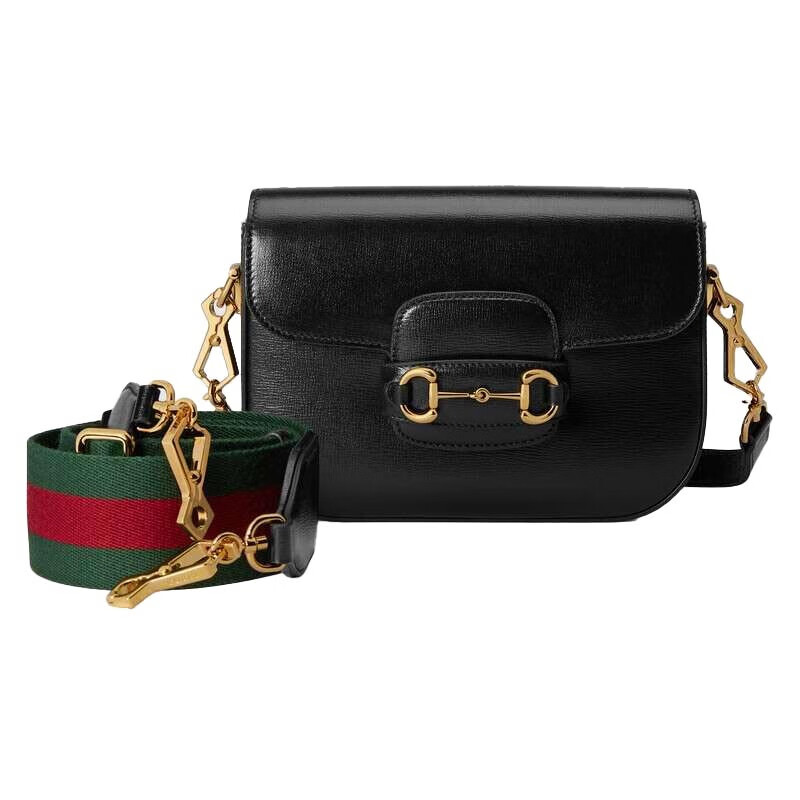 gucci古驰女包 经典马衔扣1955系列迷你小号马鞍包 斜挎包 单肩包