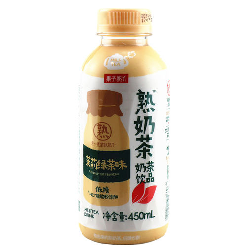 果子熟了奶茶 450ml/多规格可选 斯里兰卡红茶/茉莉绿茶 休闲饮品瓶装