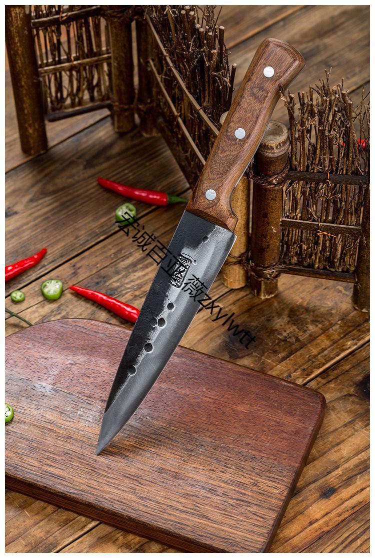 周大锤手工锻打尖刀特快刀分割刀宰羊杀猪屠夫割肉刀具长短组合套餐25
