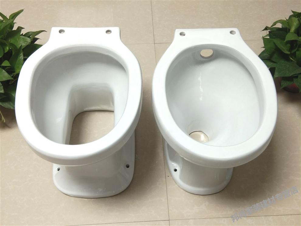 旱厕坐便器陶瓷老人孕妇马桶农村改厕蹲坑改坐便直通式免冲旱坐便