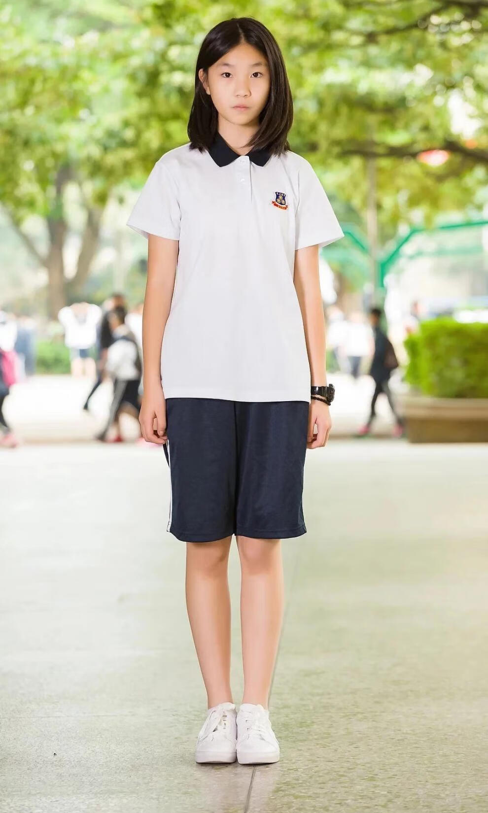 东莞市光明光正中学校服惠州揭阳光正实验中学校服初中高中校服女夏