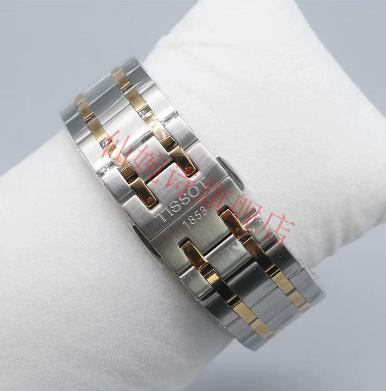 新款天梭杜鲁尔t099钢带男女t099407a系列t099207a精钢手表带表链