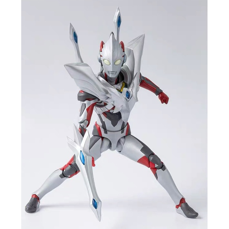 终极赛罗奥特曼手办人偶shf超可动关节全可动模型摆件雕像艾克斯发光