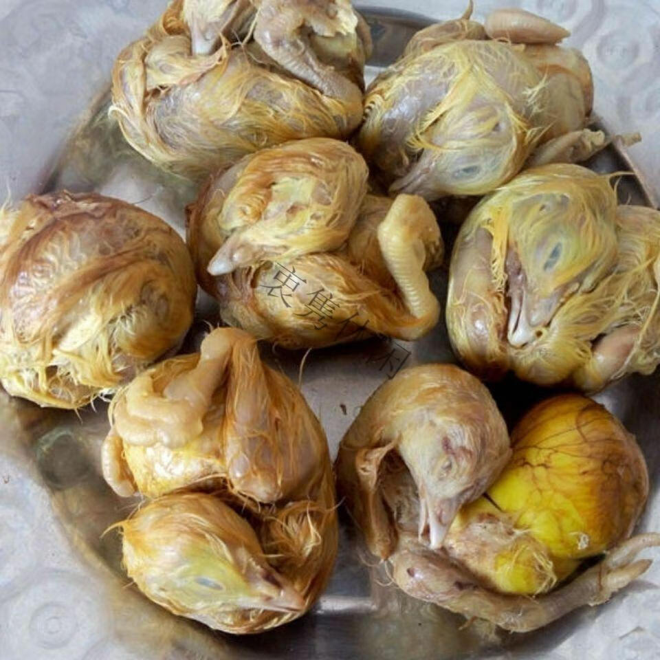 毛蛋熟毛鸡蛋喜蛋新鲜鸡胚蛋煮熟去毛真空包装活珠子 10枚煮熟鹅毛蛋