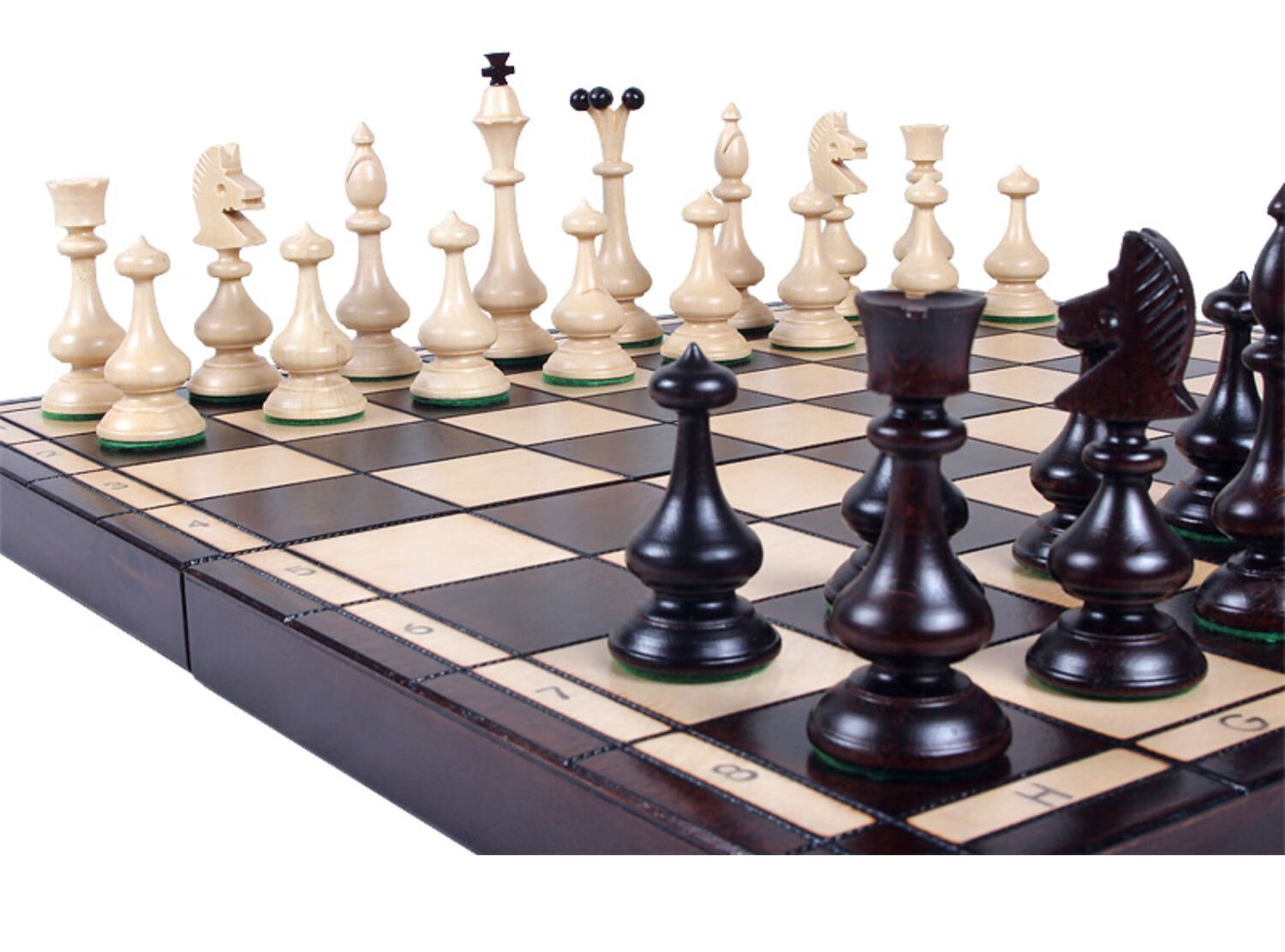 博圣象棋波兰进口实木棋盘棋子大型折叠国际象棋欧式装饰咖啡馆儿童节