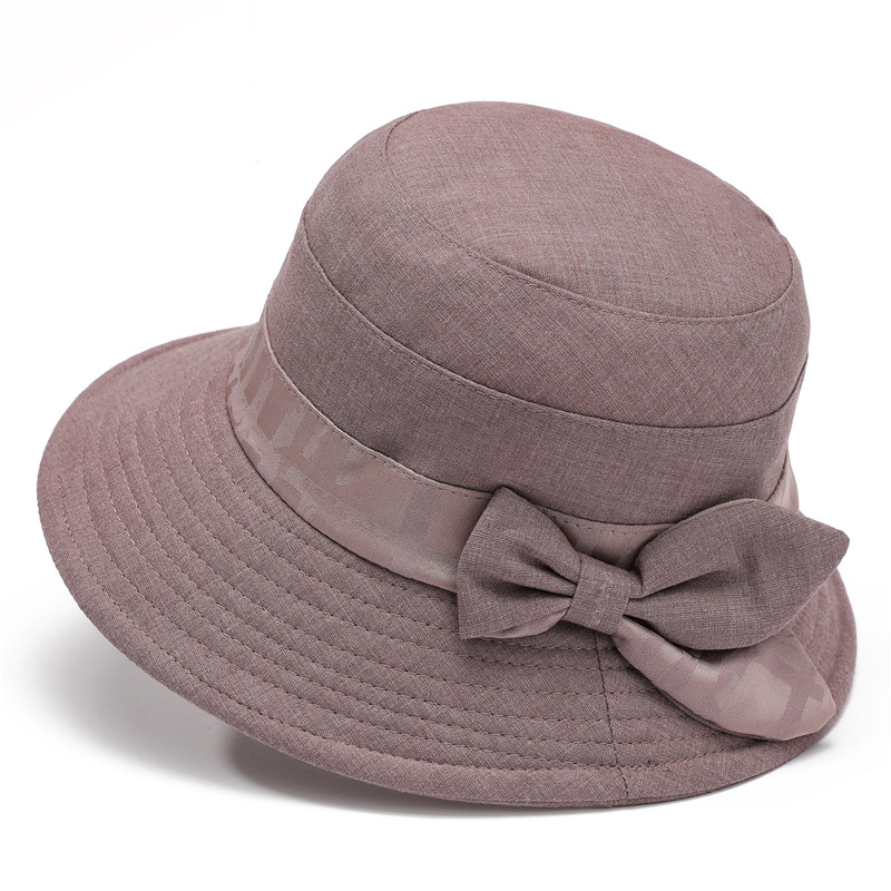 老太太夏天帽子薄款春秋天女中老年女帽妈妈遮阳帽盆帽渔夫帽大檐休闲