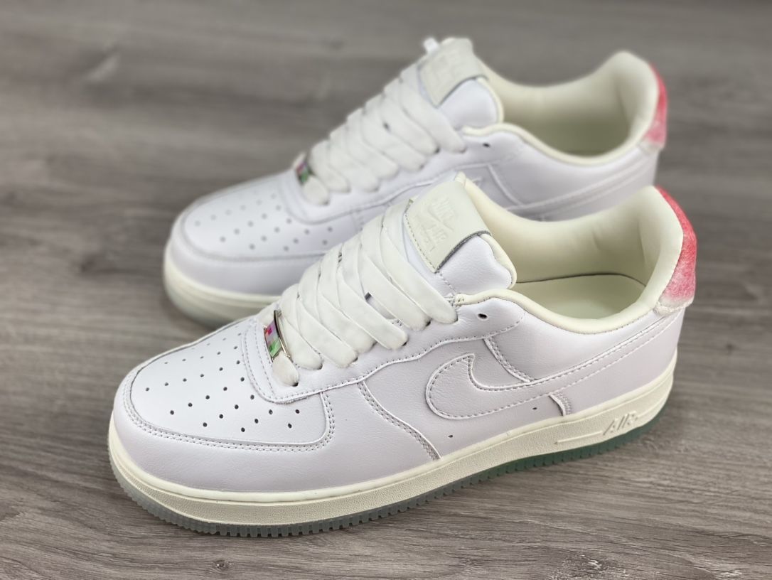 20211空军一号男女白粉寿桃运动休闲鞋dc3287111白色36