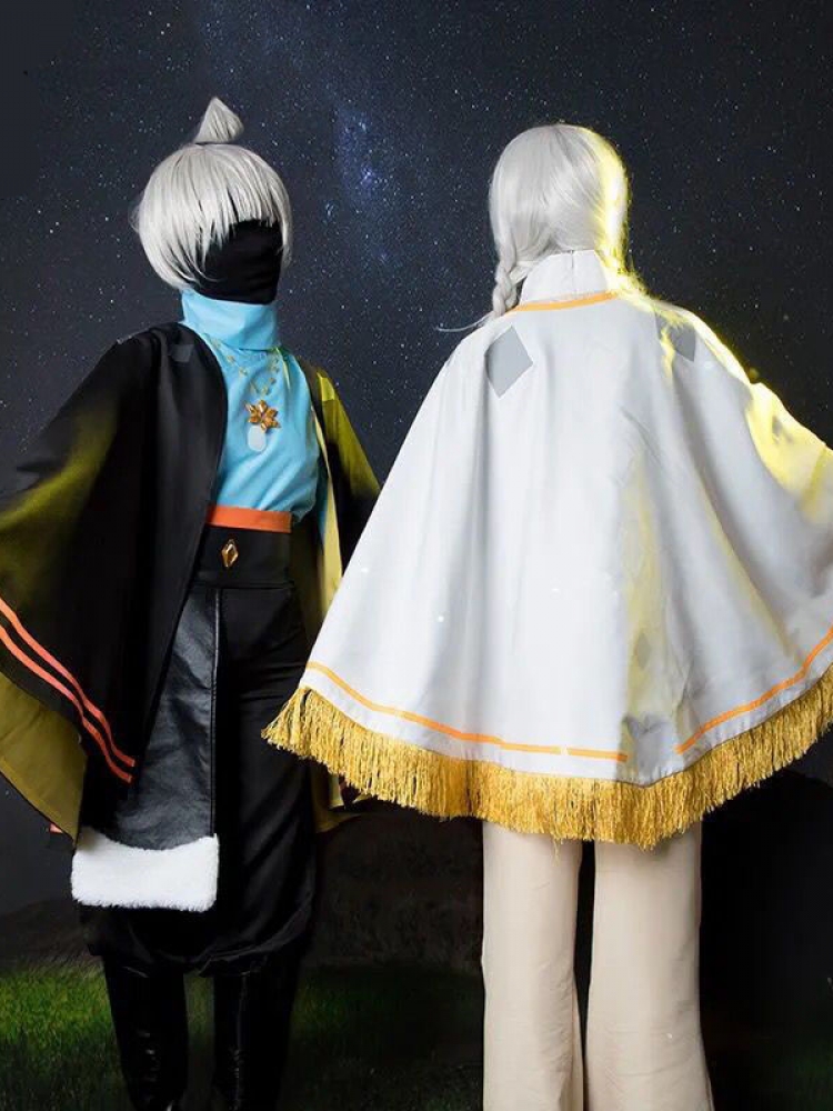 卡禄奴光遇斗篷cos服装巫师道具cosplay雨妈公主头白