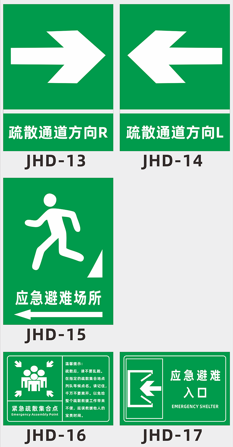 緊急疏散集合點警示牌消防安全應急避難場所地下防空洞標識牌鋁板疏散