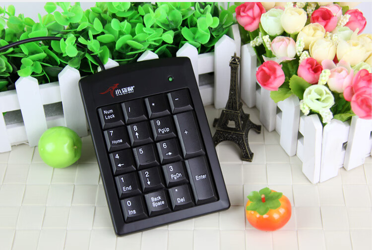小袋鼠ds-9018ps2 会计财务证券银行超市 usb有线 18键数字小键盘 dx