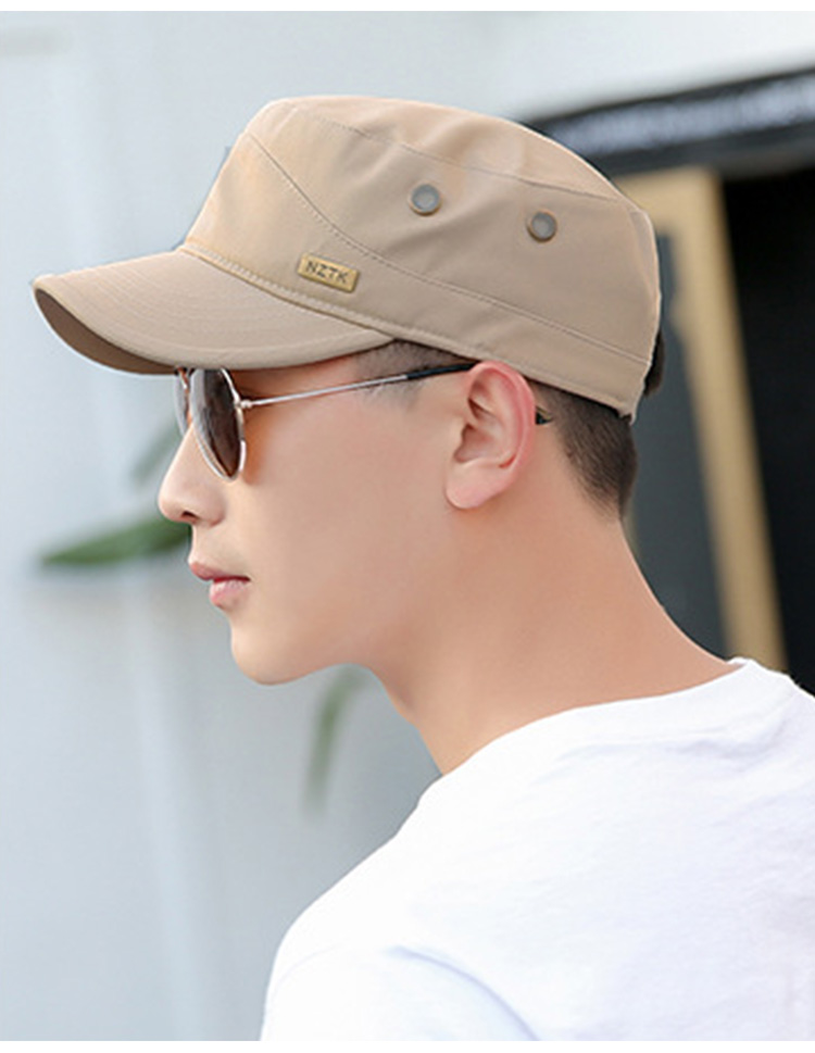 jeep吉普高档精品短帽檐男帽秋天戴男士帽子潮牌单帽春秋平顶帽2021