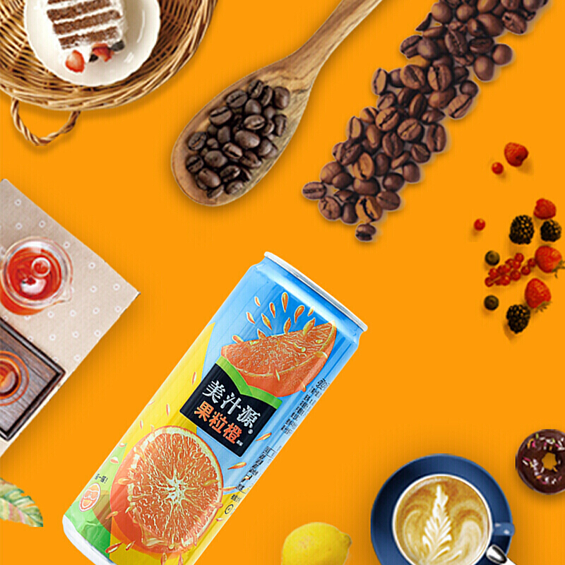 优质好物cocacola美汁源椰子汁1kg6瓶整箱装椰子汁1kg6瓶