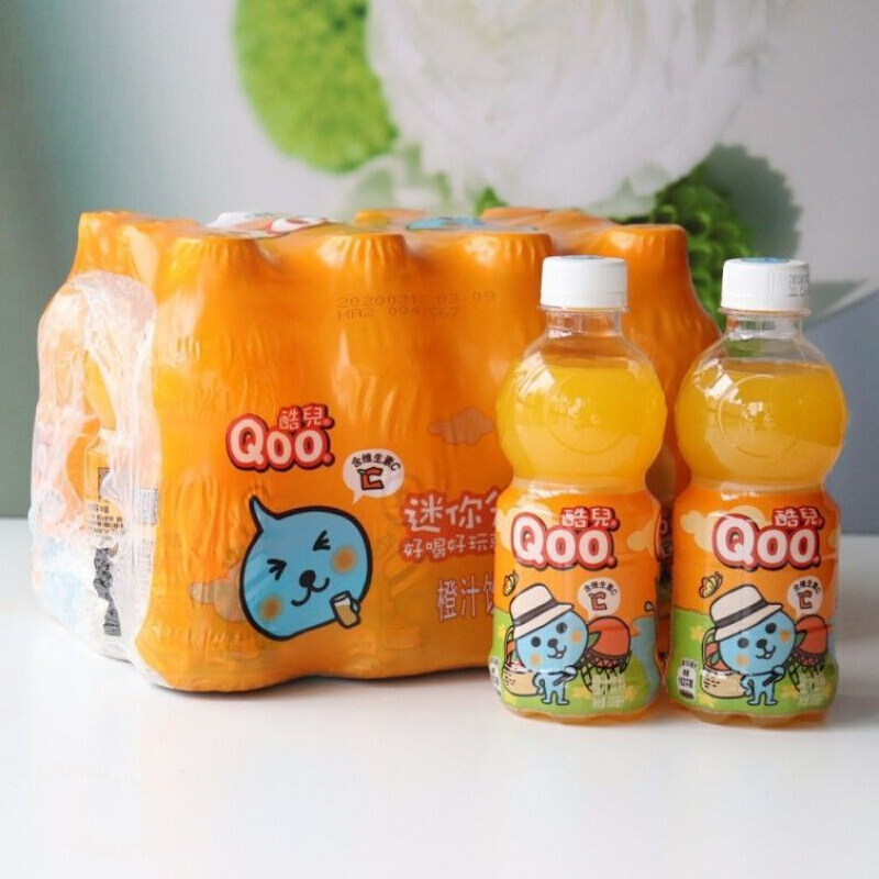粒粒橙橙汁饮料鲜榨果汁新鲜美汁源果粒橙酷儿橙汁迷你小瓶果味饮料果