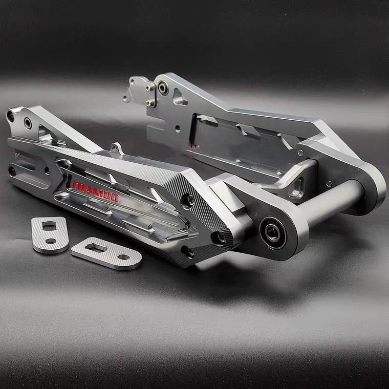 适用于【雅迪x5】双管平叉电摩小大牛n1s ngt直上改装后铝合金电动车