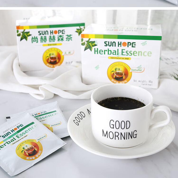 尚赫赫森茶尚赫赫森养生茶实发10盒200袋