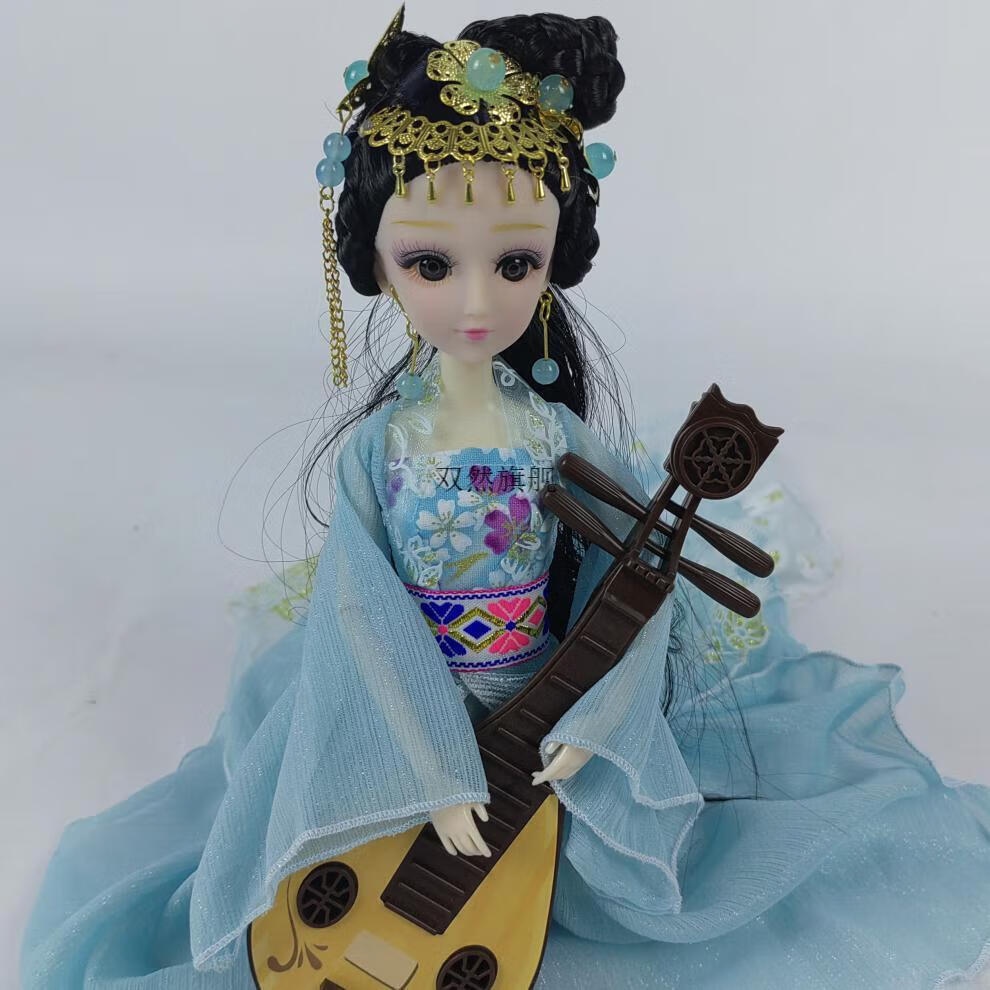 中国古装汉服芭比换装30厘米古风公主娃娃女孩玩偶生日礼物玩具 桃花