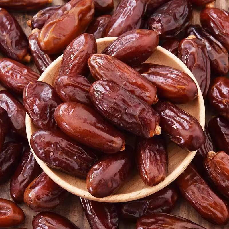 伊朗黑椰枣批发黑椰枣正宗新鲜椰枣饱满煮粥煲汤糕点大椰枣 黑椰枣