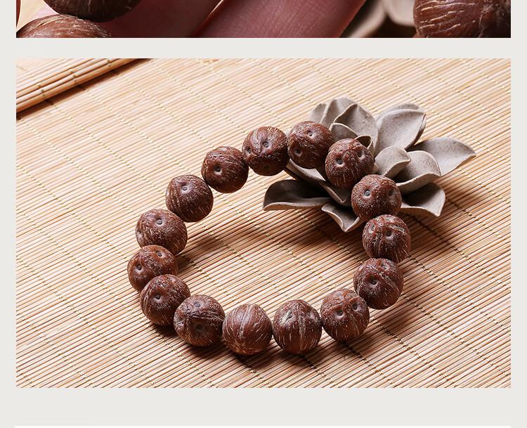 惟愿 紫金鼠鼠金钱籽三眼菩提子三眼金猪鼠菩提籽佛珠手串手链佛珠鼠