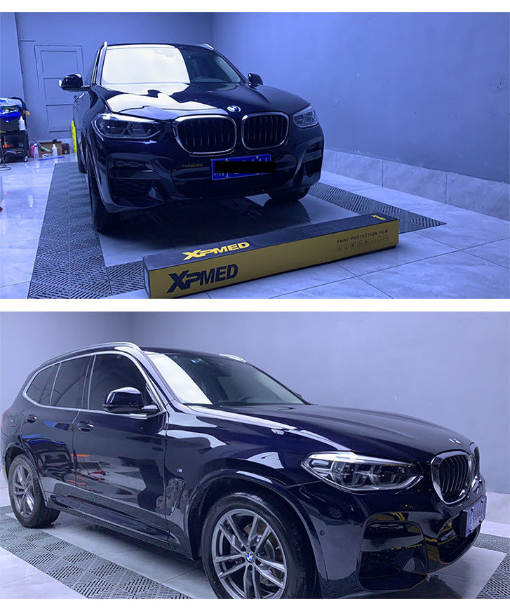 xp汽车隐形车衣tpu漆面透明保护膜修复防刮蹭全车贴膜包施工medpu增亮