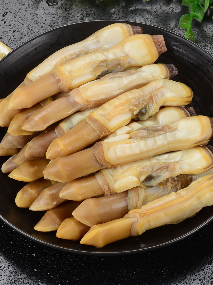 新鲜现剥蛏子肉鲜活水产熟食海圣子蛏子王烧烤火锅食材1斤精选蛏子王