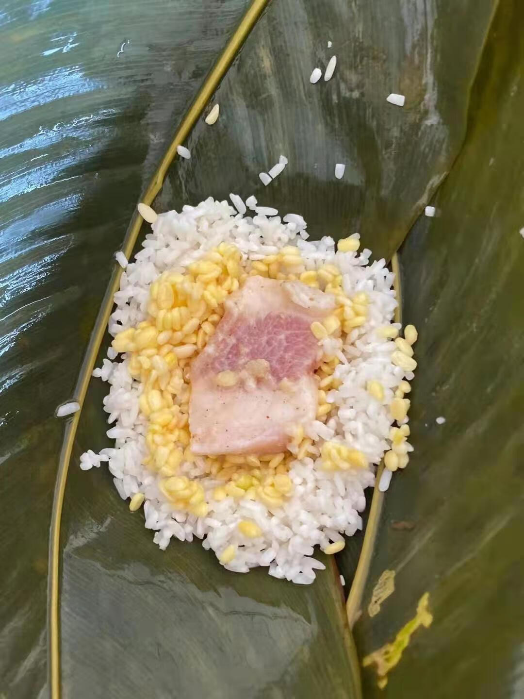 微湖刘姥姥 广西横县大粽绿豆猪肉粽过年年货广西横县特产传统手新疆