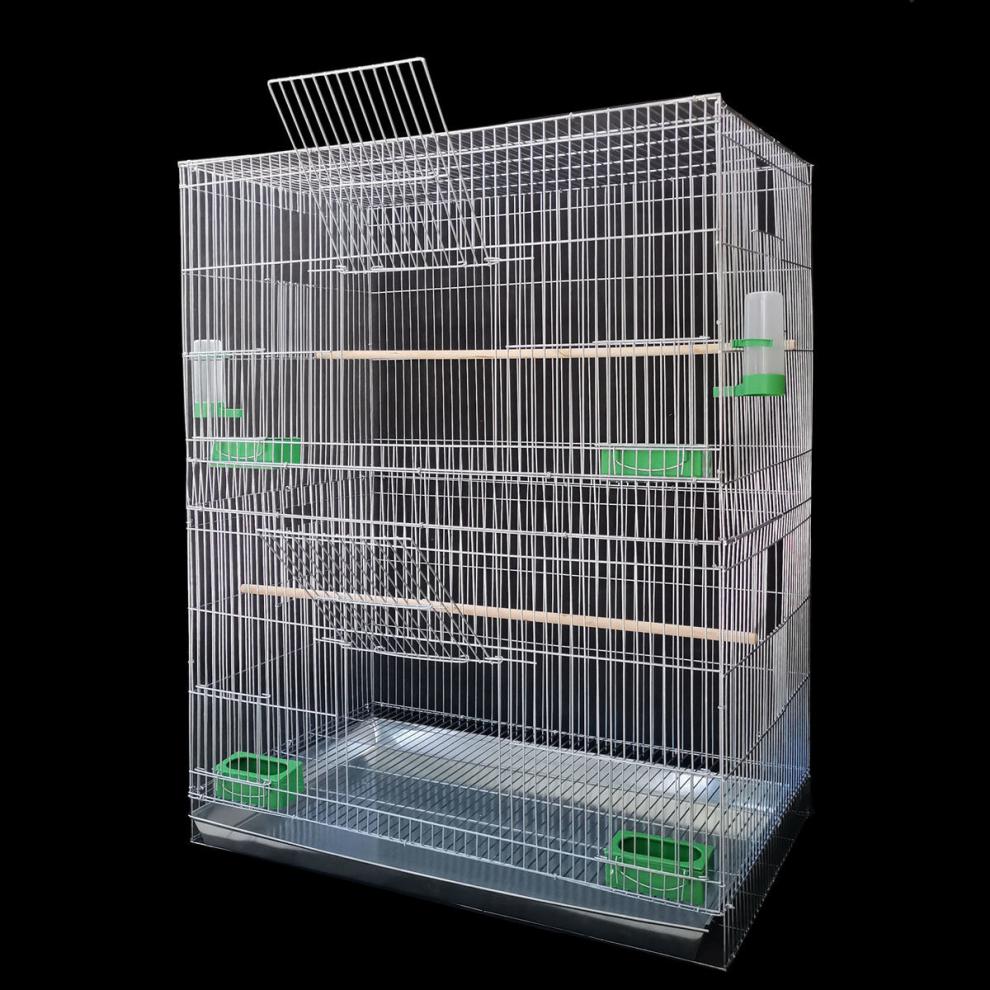 超大号鸟笼加粗镀锌铁丝鸟笼玄凤虎皮鹦鹉飞行笼加高加大繁殖笼繁殖箱