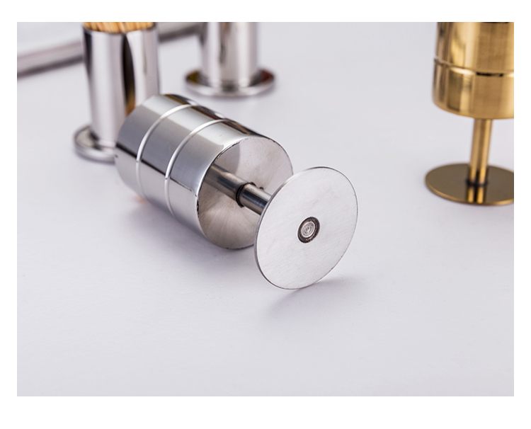 按压式304不锈钢牙签筒餐厅牙签座ktv果签座牙签盅牙签盒收纳筒v形款