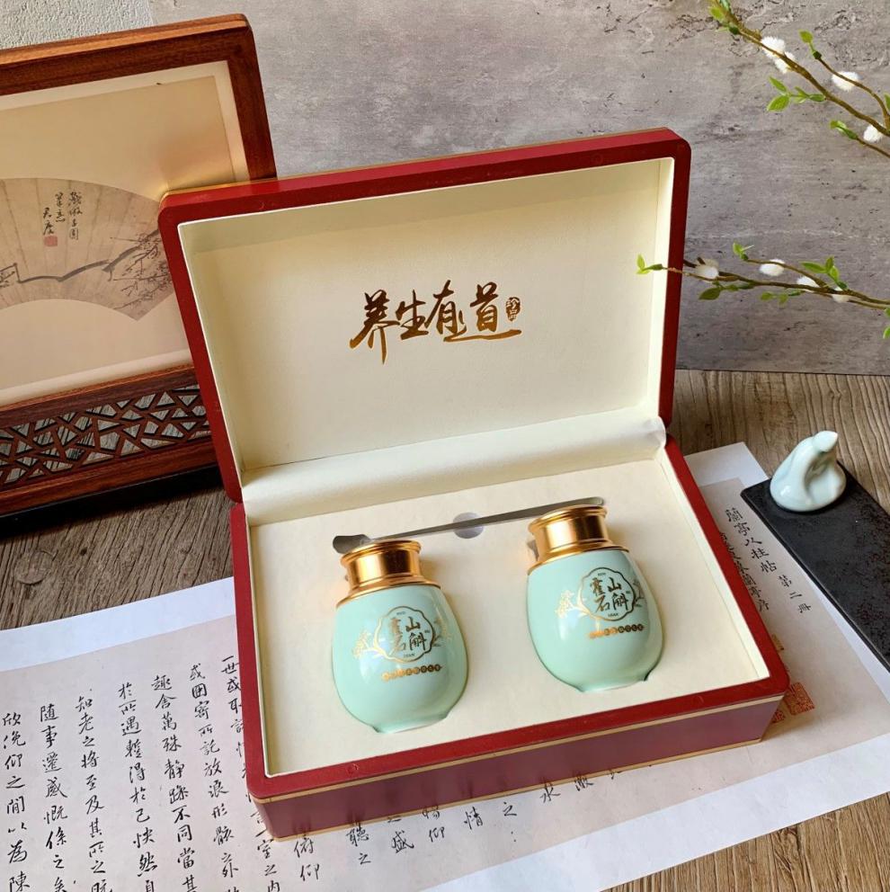 霍山铁皮石斛石斛送长辈送老人礼品送客户新年礼盒春节送礼1款雅致