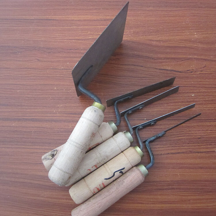 外墙溜缝勾缝刀遛缝清水墙泥水工工具批灰灰匙水泥洗缝刮腻子06cm宽