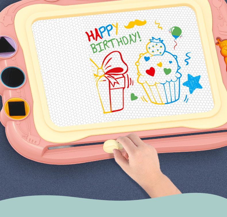 儿童写字板可消除 婴幼儿磁性涂鸦板宝宝画板可消除儿童磁力写字板图