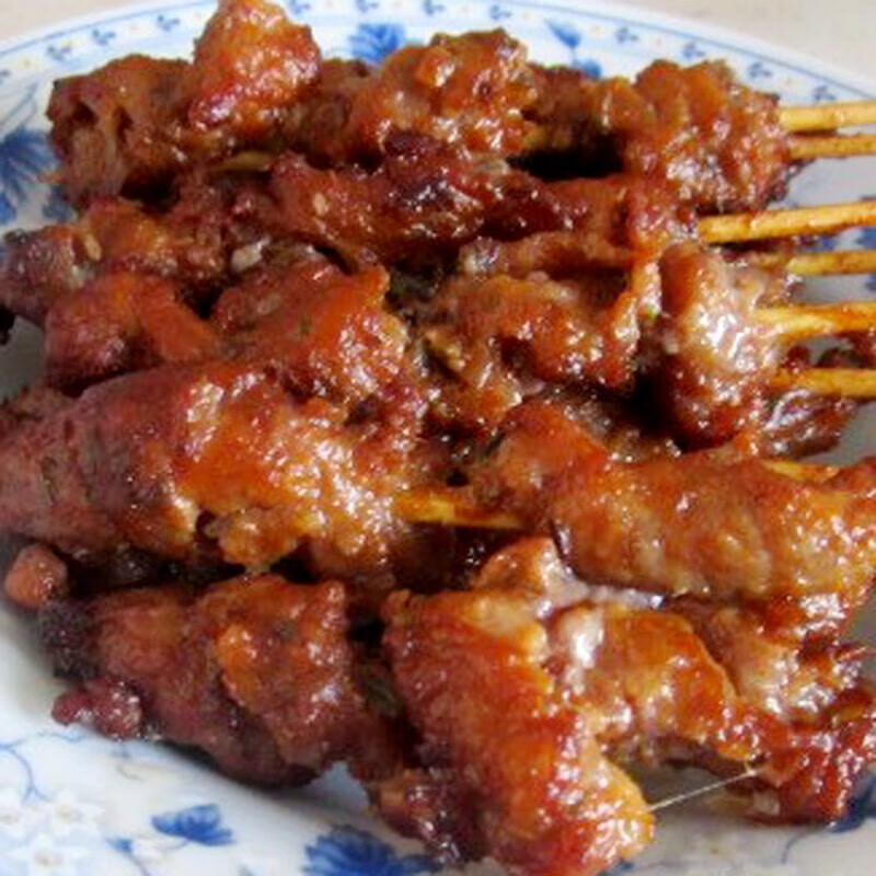 希波肉串羊肉500g包希波羔羊肉串烧烤串半成品速冻撸串烤肉食材约20串