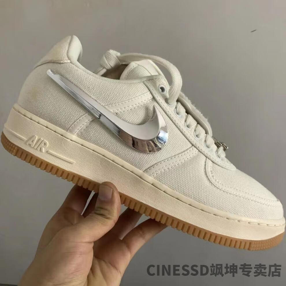 空军一号 af1 ts 鬼脸换勾魔术贴 男女运动休闲百搭潮流轻便板鞋 鬼脸