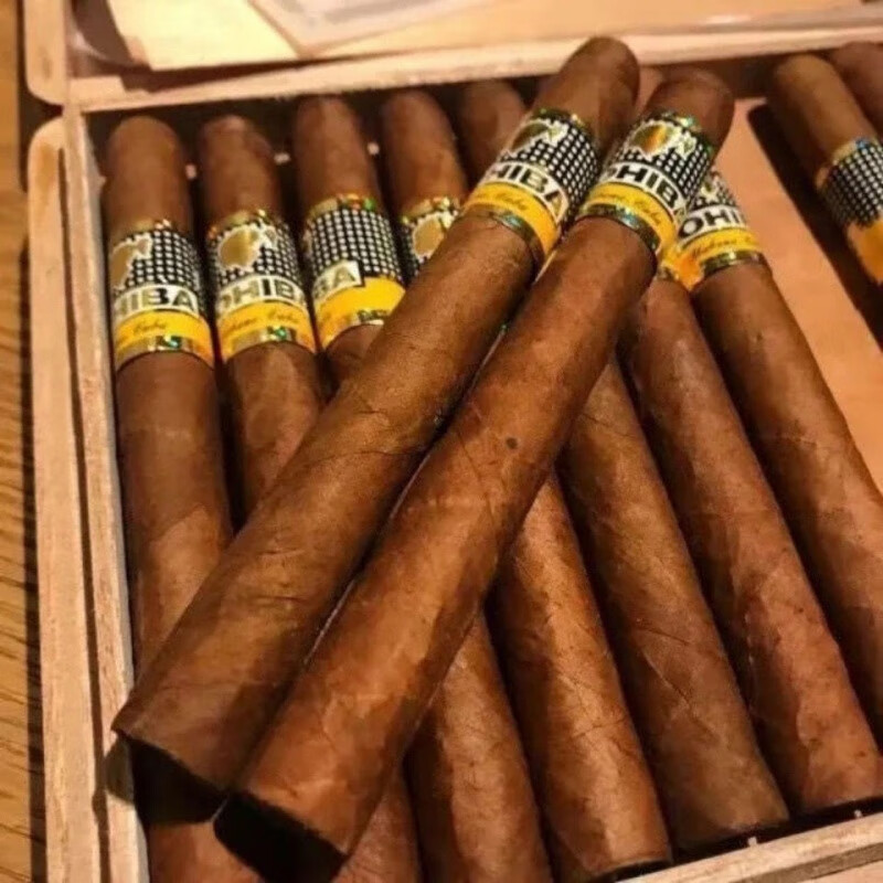 【茶雪茄】玻多瓦尔茶雪茄cohiba雪茄古巴手工皇冠雪茄剪薄荷味口感 2