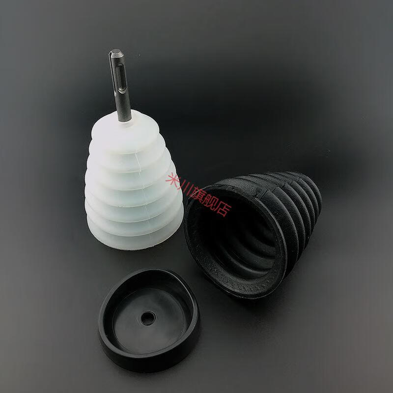 电锤电钻硅胶防尘罩一代二代加长接灰碗冲击钻家用电钻防尘器橡胶黑色