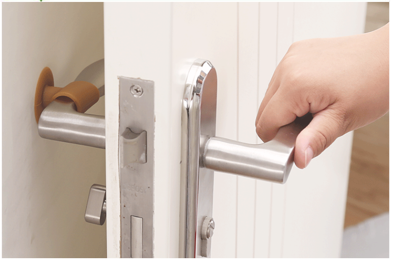 门把手防撞门把手门吸防撞垫贴吸盘式保护套防磕碰门后吸墙硅胶静音免