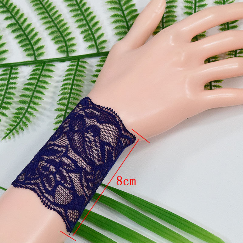 xpmr新品遮疤痕的隐形贴蕾丝护腕袖套夏季潮女遮疤痕袖套10蕾丝护腕
