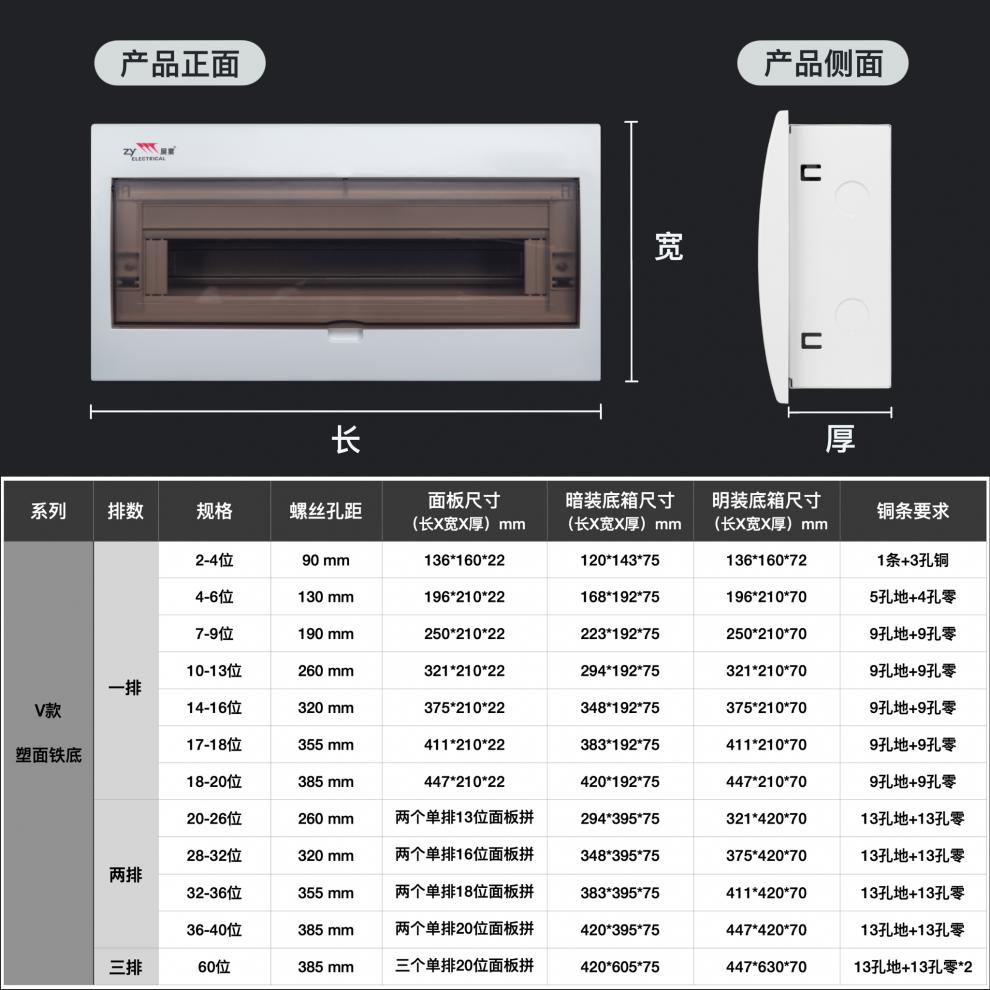 32位强电箱尺寸图片图片