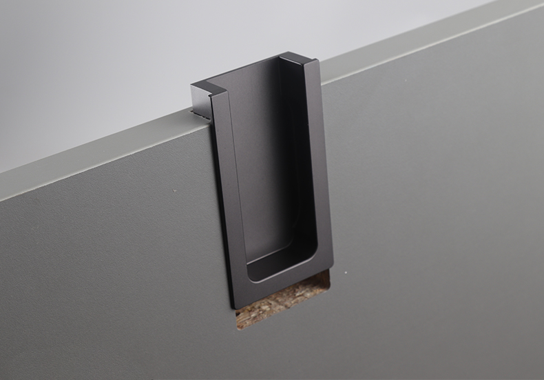 米(mi)生态米家同款嵌入式开槽暗拉手现代简约轻奢北欧橱柜衣柜抽屉