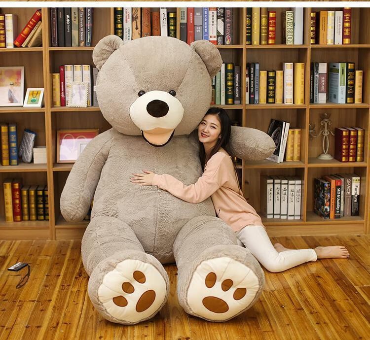 迪士尼同款2米巨型棕色美国大熊公仔泰迪熊毛绒玩具布娃娃睡觉抱枕