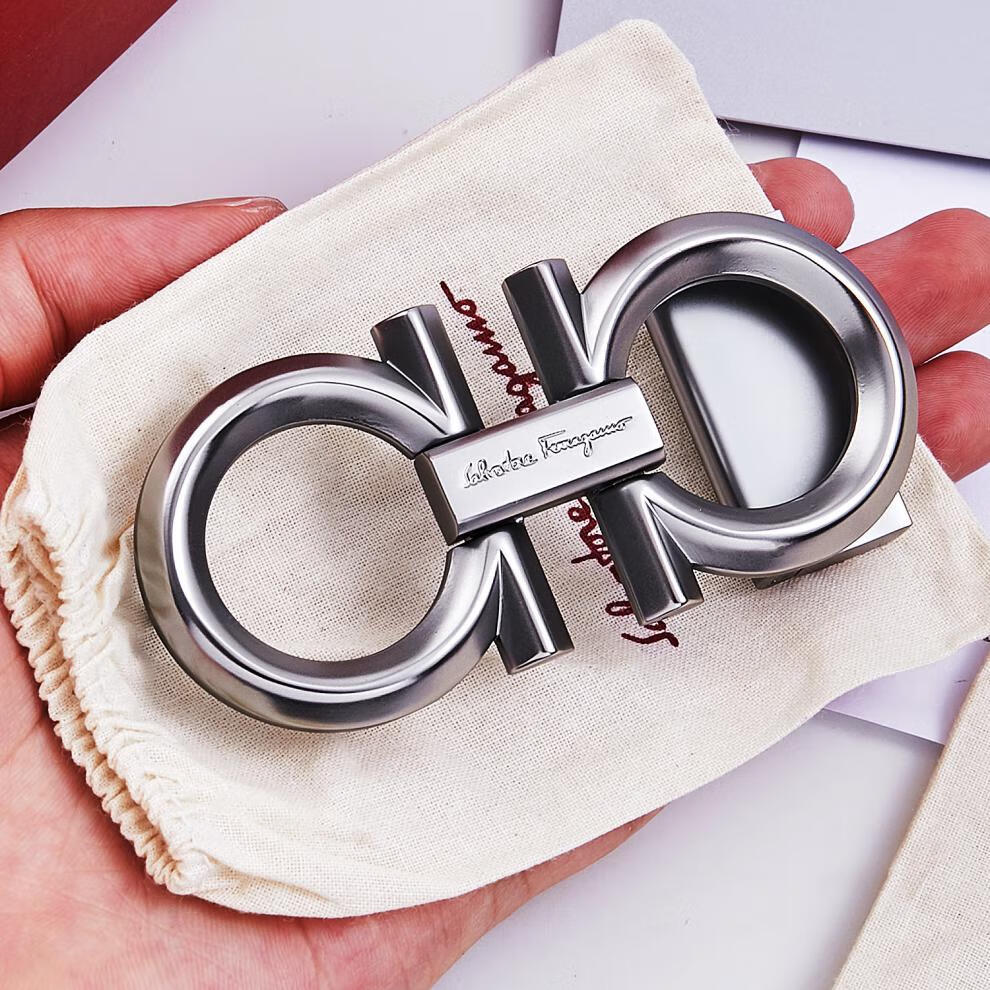 菲拉格慕皮带扣头原装菲拉男士皮带扣头单卖零件纯铜腰带不锈钢扣头