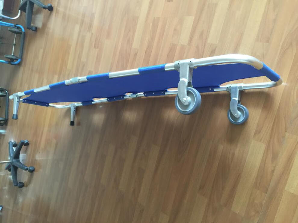 折叠担架两折四折铝合金材质消防医院体育运动学校急救培训用现货两