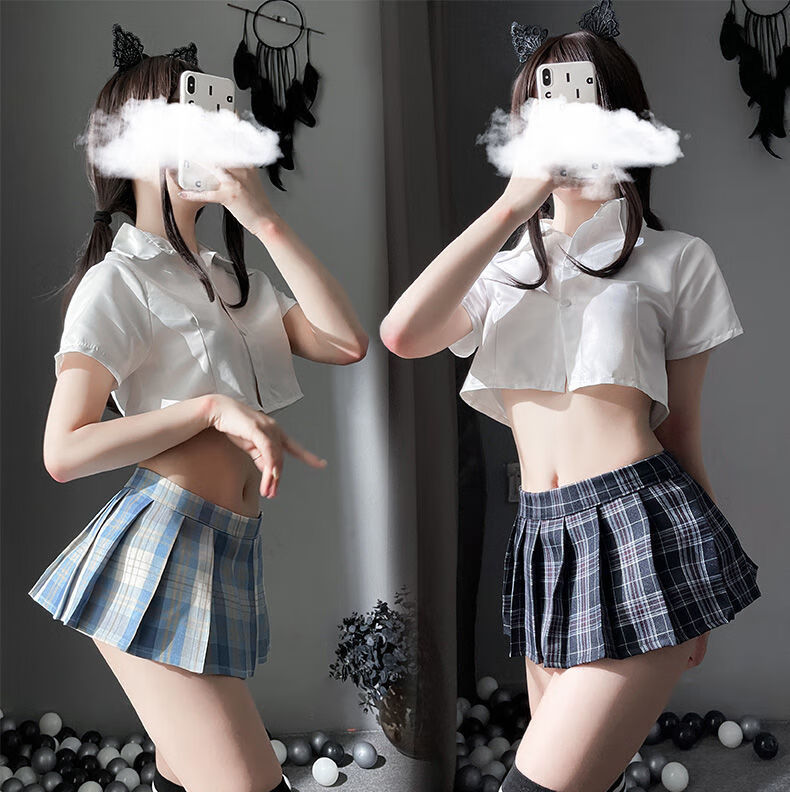 情趣内衣性感女jk不良学妹制服激情诱惑套装超短裙角色扮演免脱制服诱