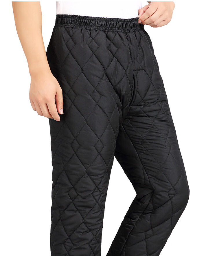 七匹狼旗下sw1960男士棉裤加绒加厚冬季中老年男装爸爸装羽绒保暖裤