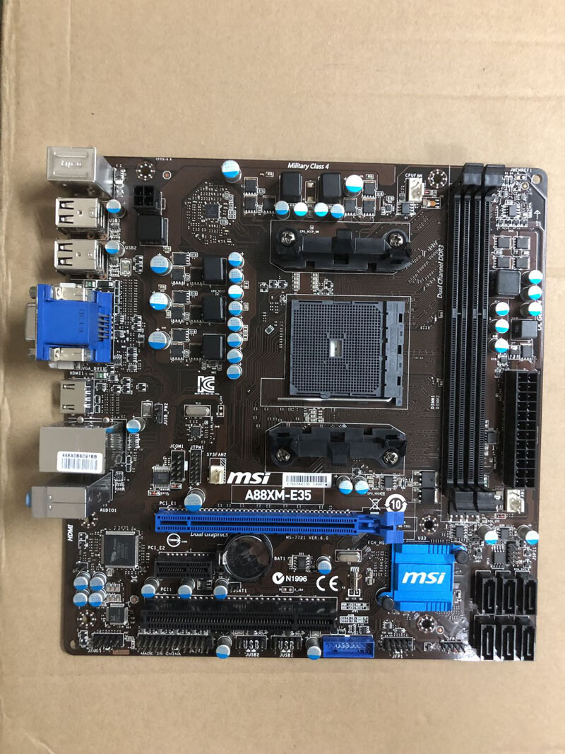 全新asus/华硕a88xm-a主板 fm2 主板 a68 a78 a88x amd主板ddr3 黄色