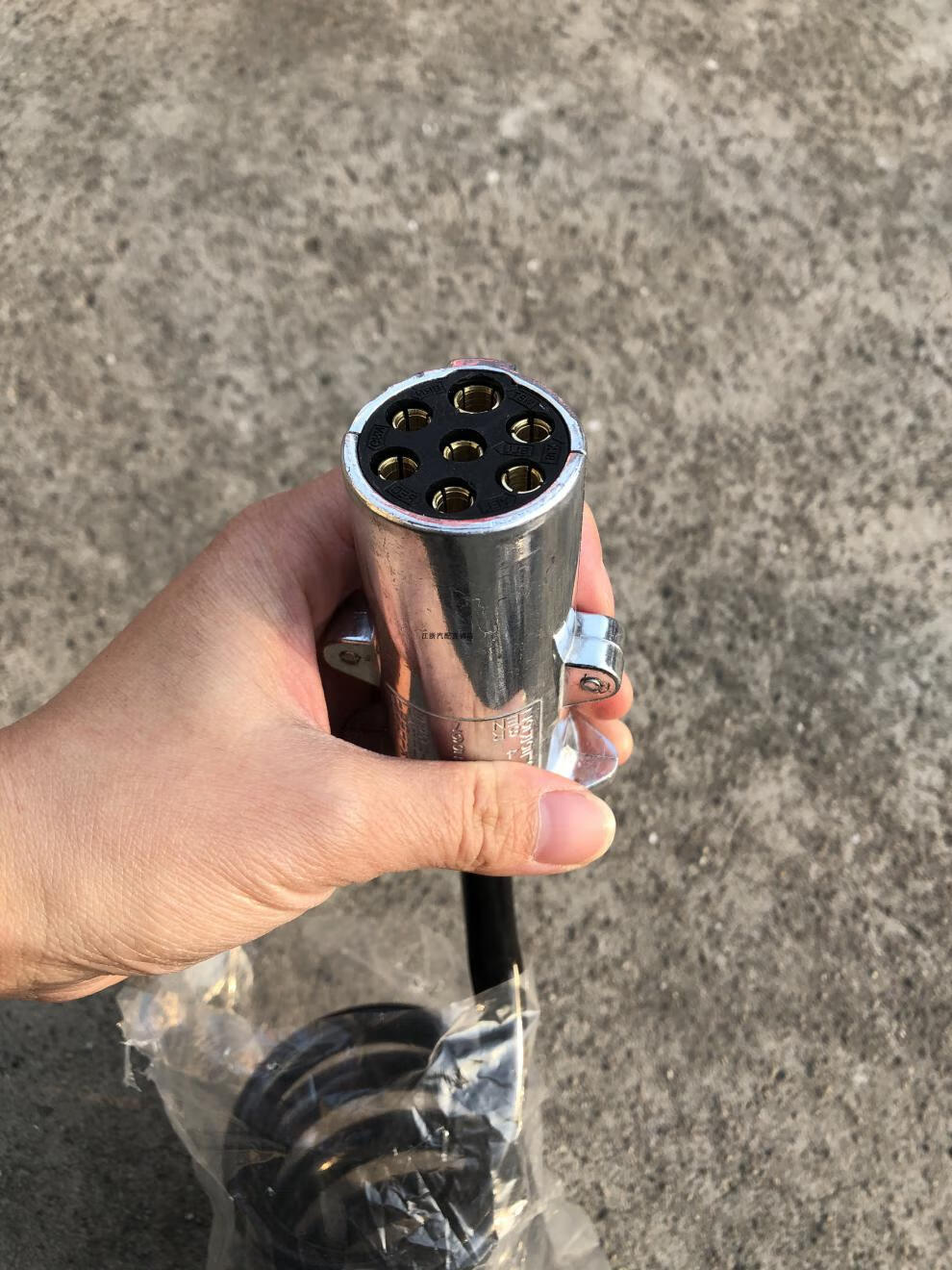 货车半挂车纯铜七芯连接线abs线j6纯铜挂车国标1平方电源线弹簧线