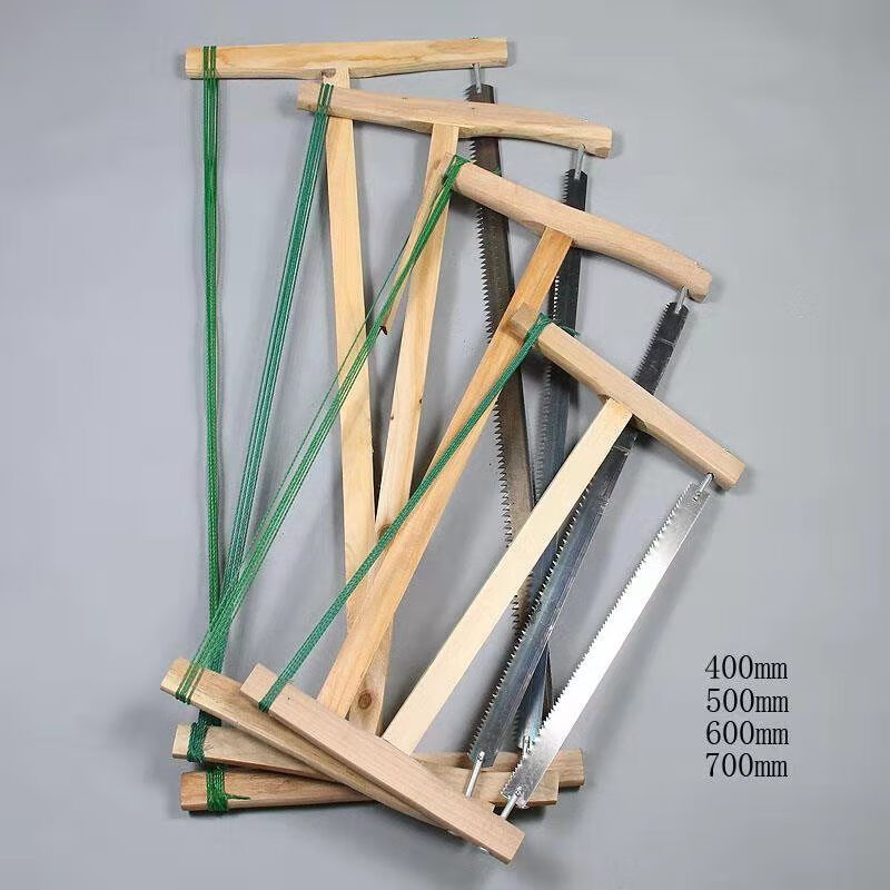 老式木工锯手锯已磨齿中细齿家用户外传统木匠框锯400未磨齿中齿