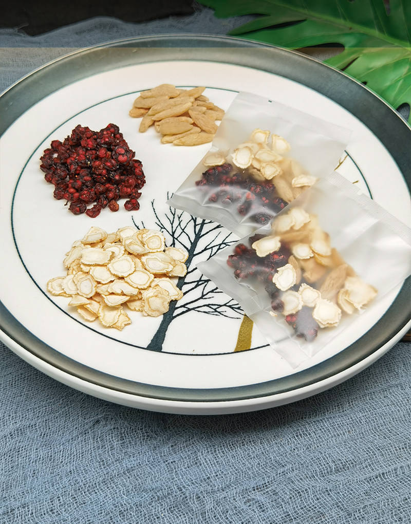 人参麦冬五味子生脉饮人参方现配原材泡水黄芪生脉饮党参方 人参麦冬