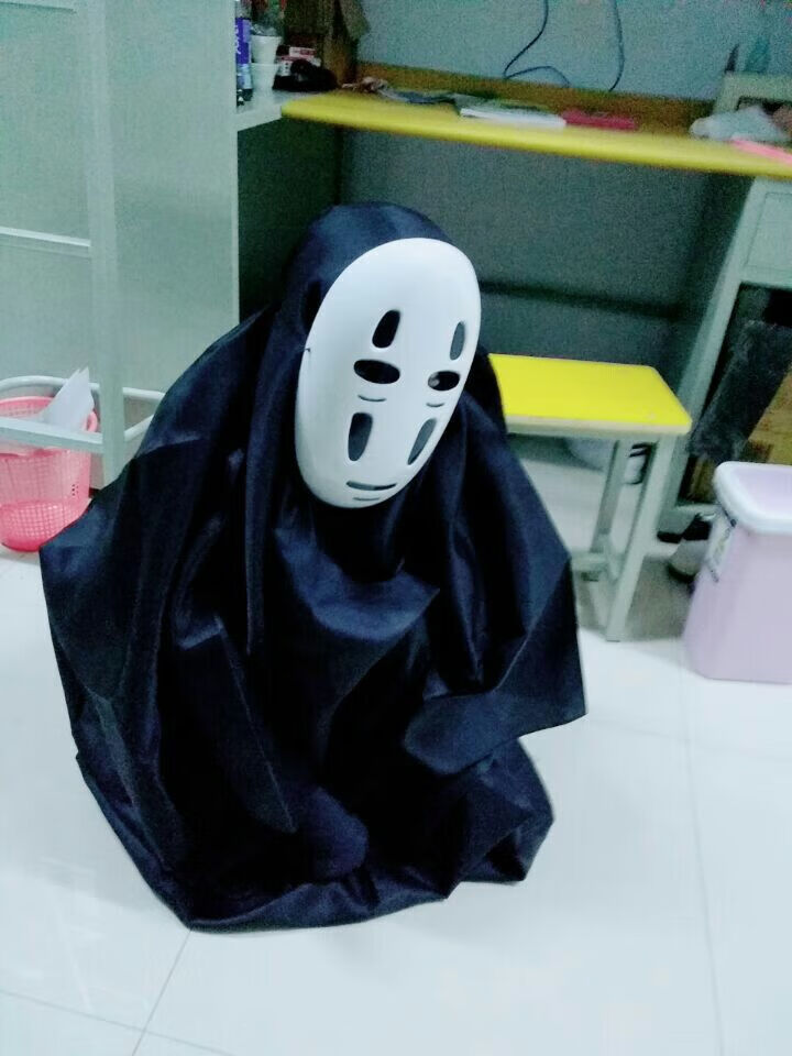 千寻无脸男服装万圣节cosplay成人男女恐怖恶魔幽灵鬼 无脸男170-190