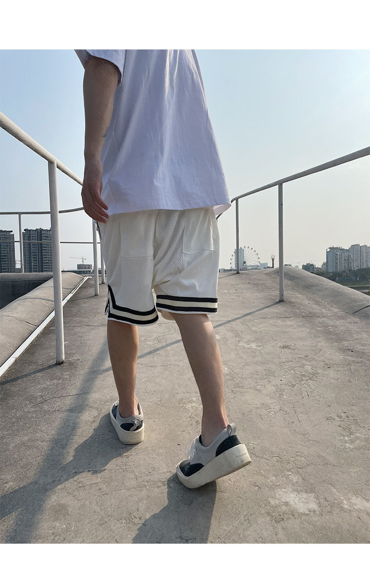 运动服饰夏季fog fear ofgod第五季主线网眼短裤男宽松高街五分潮流运