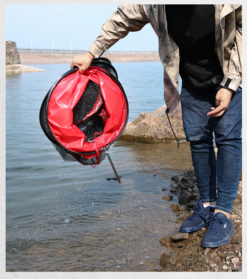 鲫钓鱼护渔户包黑坑竞技钓装鱼网兜渔网涂胶加厚速干鱼护鱼具用品关注